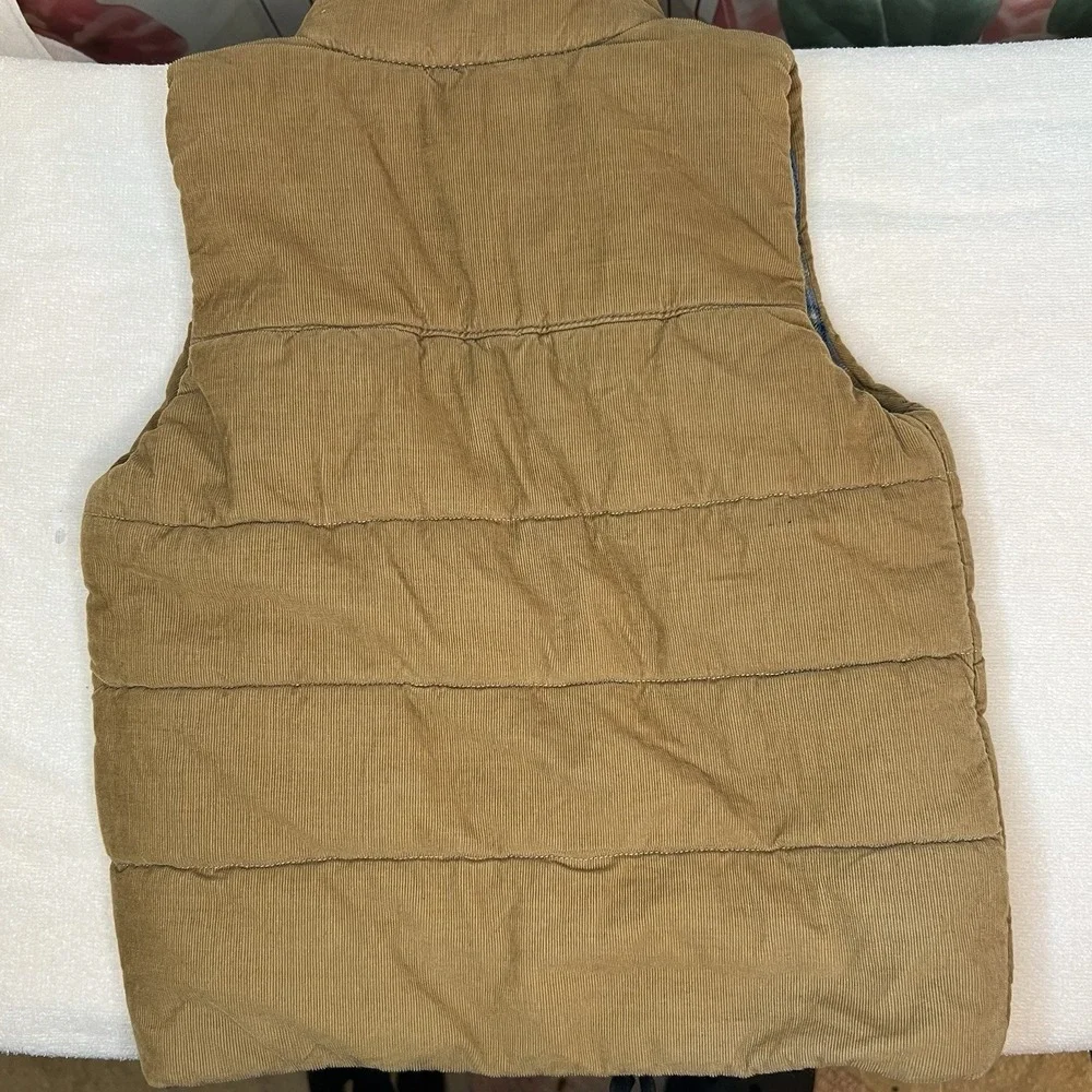 Boys Tommy Bahama Corduroy & Flannel Vest ‎ Size 4